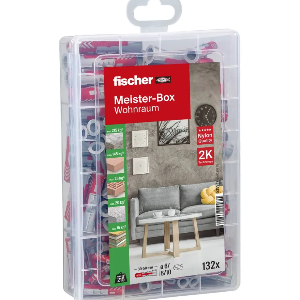 Dübel Meisterbox DUOPOWER 132-teilig