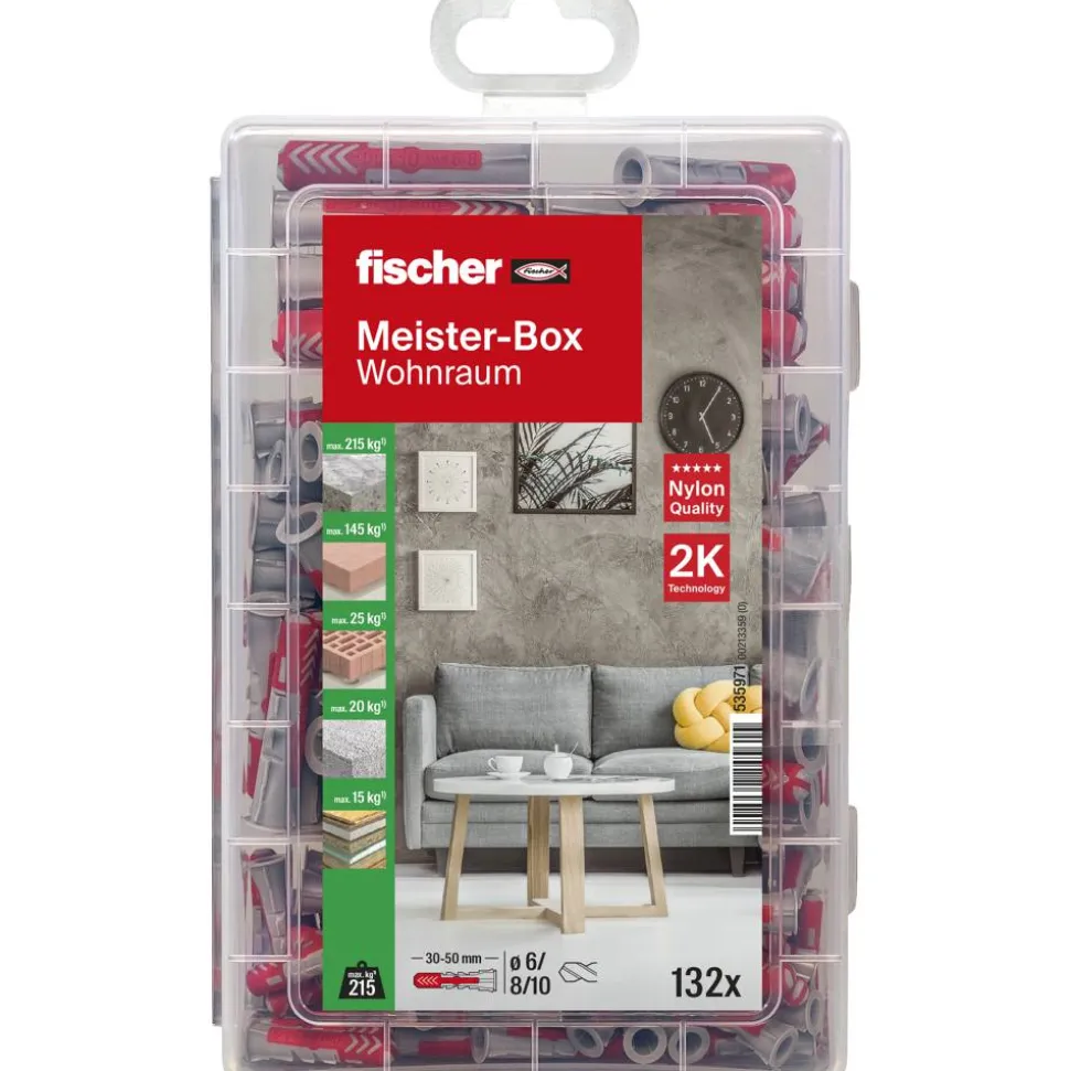 Dübel Meisterbox DUOPOWER 132-teilig
