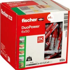 Dübel-Set 'Duopower' Ø 6 x 50 mm, 100-teilig