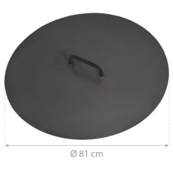 Deckel schwarz Ø 81 cm