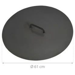 Deckel schwarz Ø 61 cm