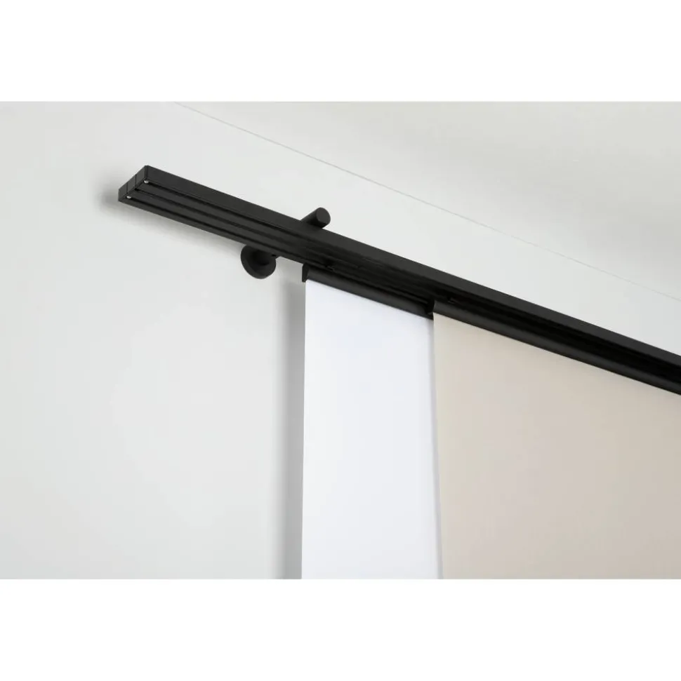 Deckenclip für 3-läufige Flächenvorhangschiene weiß 2 Stück