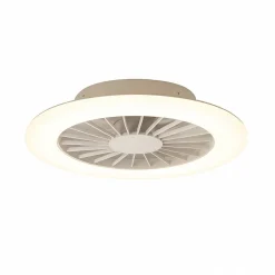Deckenleuchte mit Ventilator weiß Ø 50 × 14,5 cm