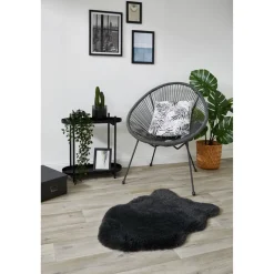 Dekofell 'Alma' anthrazit 50 x 80 cm