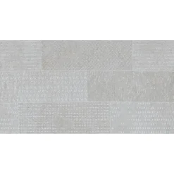 Dekorfliese 'Mistery' grau 30 x 60 cm