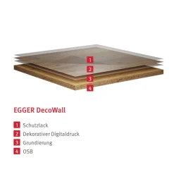 Dekorpaneel 'DecoWall DO009' Esbjerg Rüster 1250 mm x 660 mm