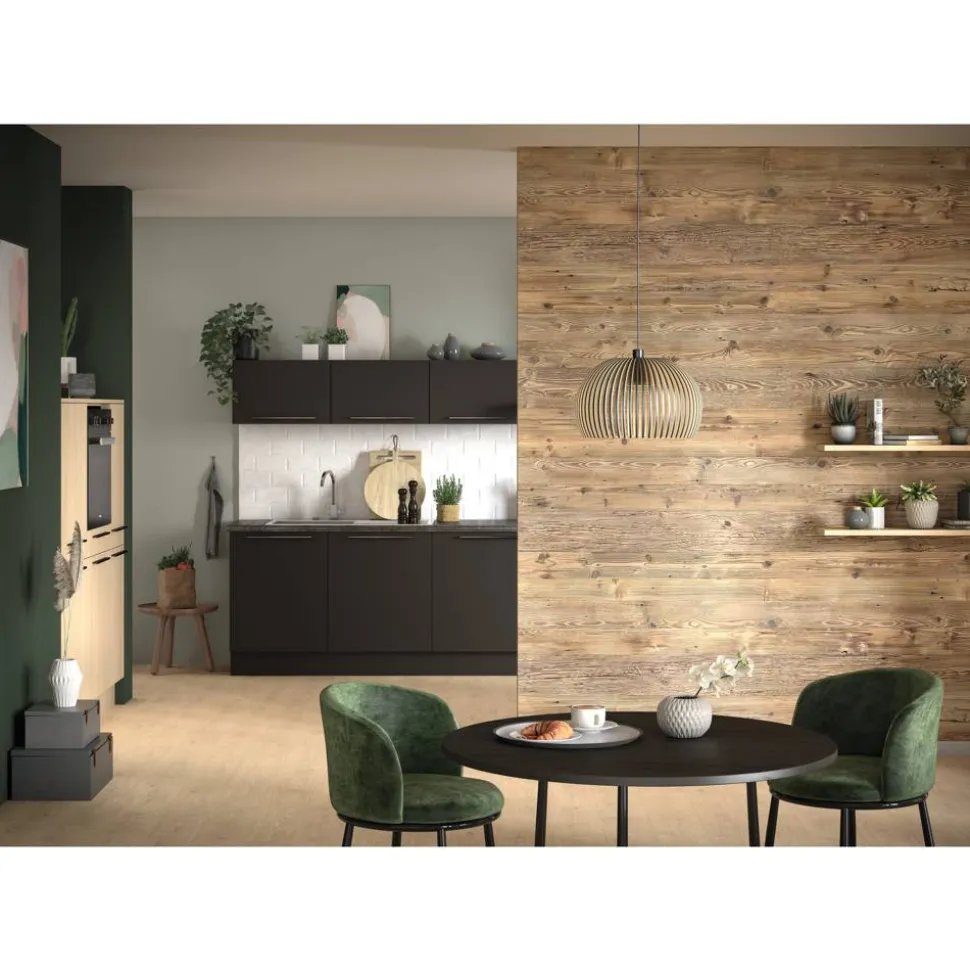 Dekorpaneel 'DecoWall DO001' Namur Fichte natur 1250 x 660 mm