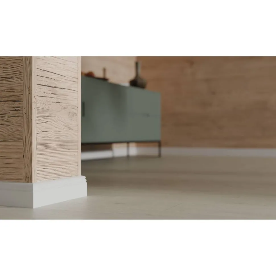 Dekorpaneel 'DecoWall DO006' Namur Fichte hell 1250 mm x 660 mm