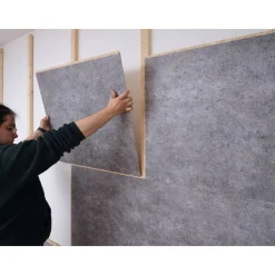 Dekorpaneel 'DecoWall DO003' Rovigo beton 1250 x 660 mm