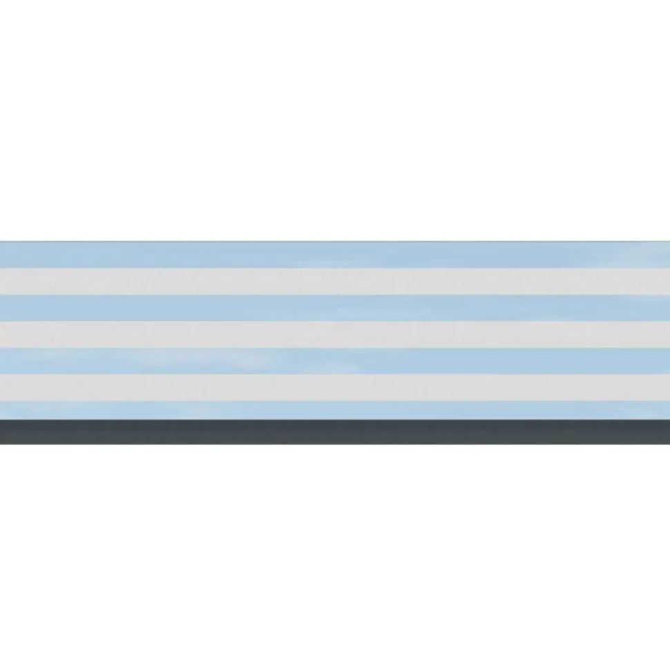 Dekorprofil-Set 'System Delta' Glas blau-weiß, 15 x 178 x 0,6 cm