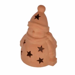 Deko-Schneemann aus Ton 29 cm