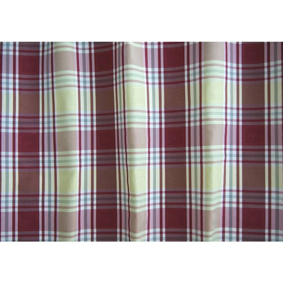 Dekostoff "Caracas" Karo rot/gelb 140 cm Meterware