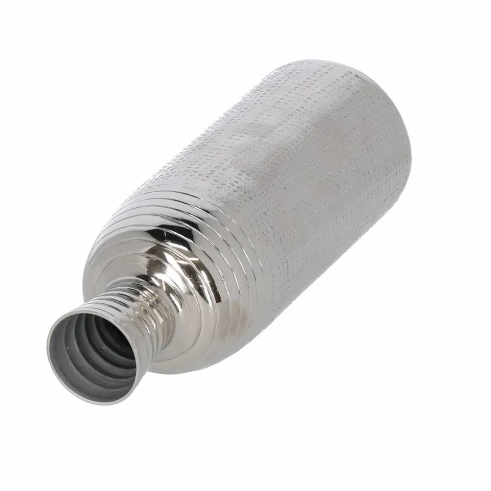 Deko-Vase aluminiumfarben Ø 9,5 x 25 cm
