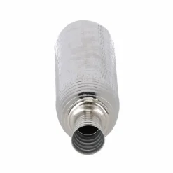 Deko-Vase aluminiumfarben Ø 9,5 x 31 cm