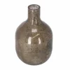 Deko-Vase goldfarben/braun Ø 13 x 22 cm