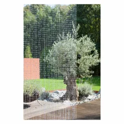 Deko-Vorhang 'Kristal' transparent 200 x 90 cm mit Aufhängeleiste
