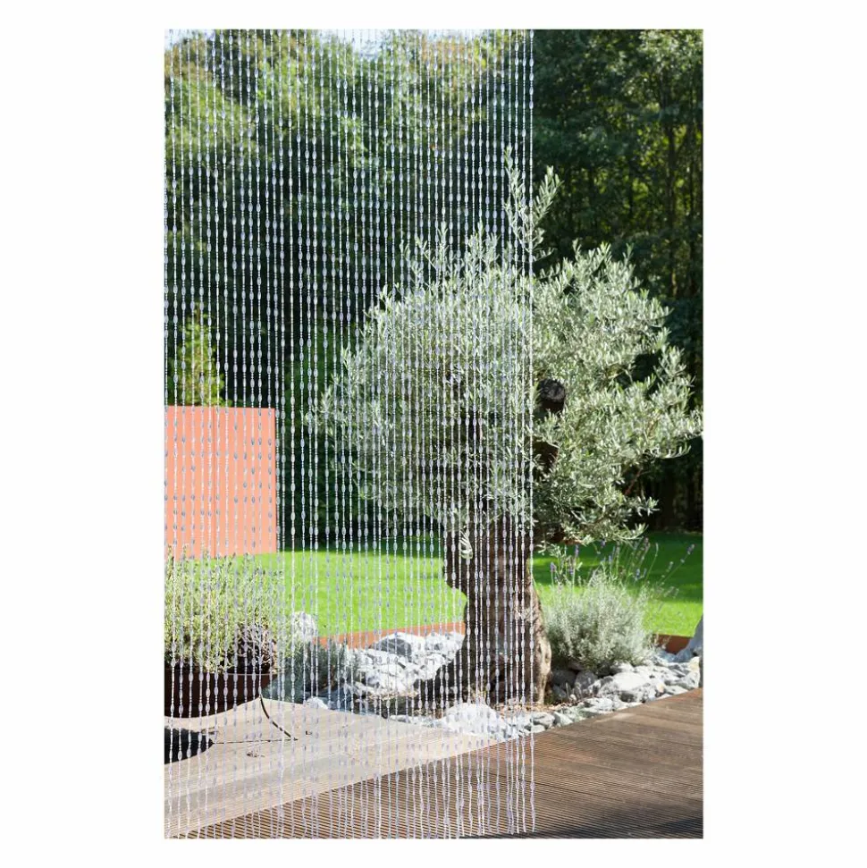 Deko-Vorhang 'Kristal' transparent 200 x 90 cm mit Aufhängeleiste