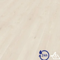 Designboden 'Aquadura' EDF194 Camden Eiche weiss 7,5 mm