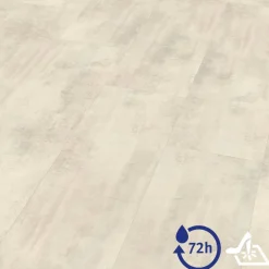 Designboden 'Aquadura+' EDF305 Chromix weiss 7,5 mm