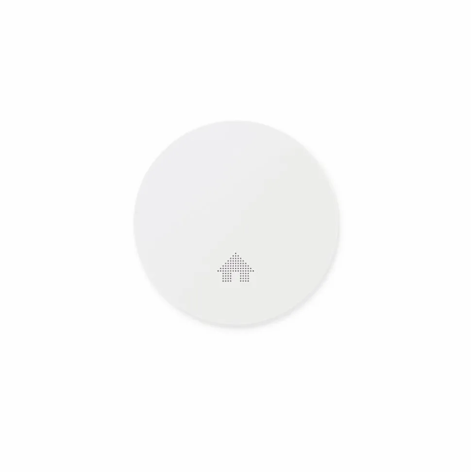 Design-Rauchwarnmelder weiß Ø 11,5 x 2,4 cm