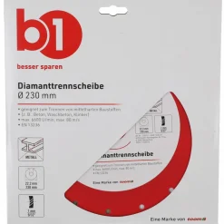 Diamanttrennscheibe Ø 230 mm