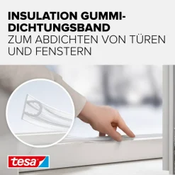 Dichtungsband Silikon 'Insulation' transparent 0,7 x 0,9 x 600 cm