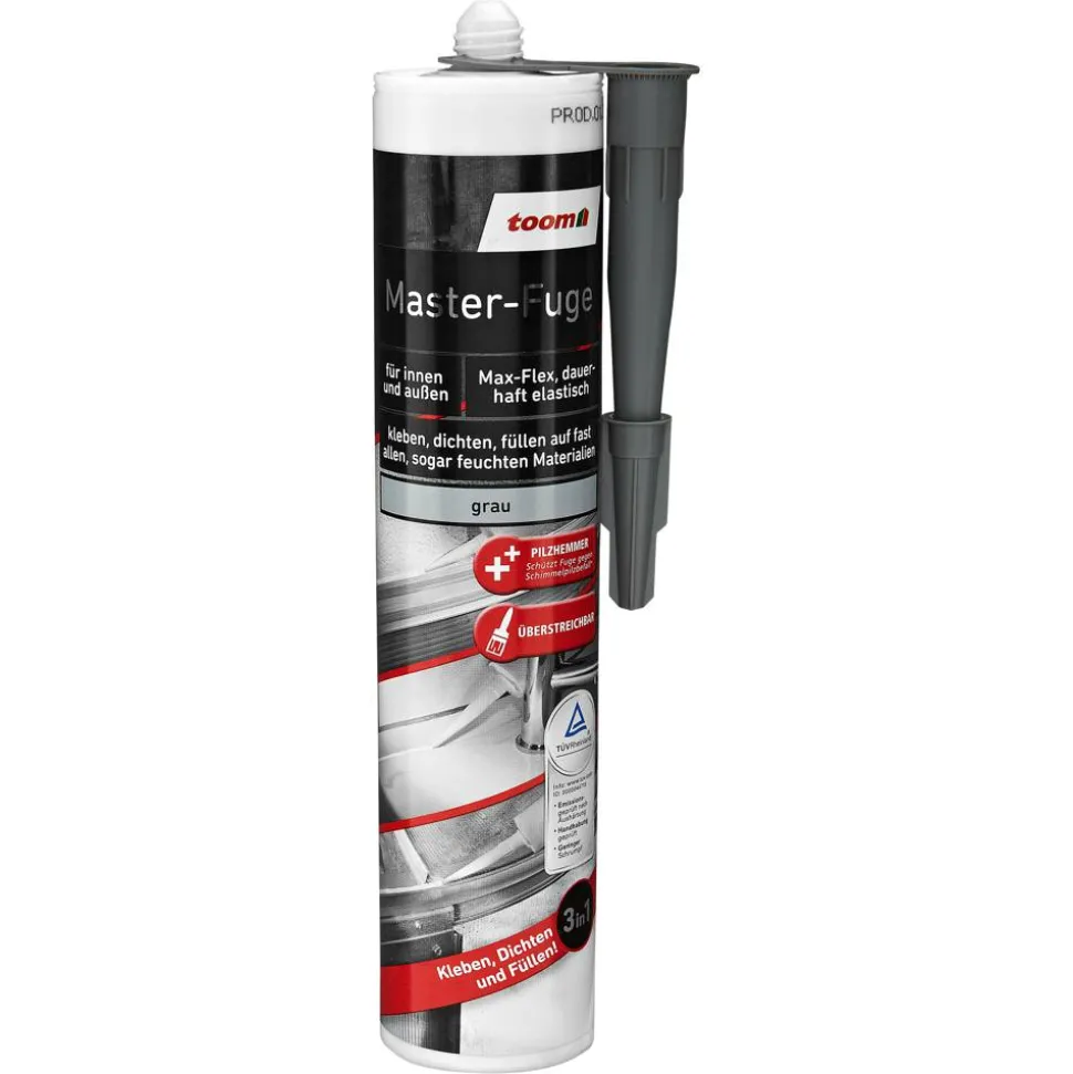 Dichtungskleber 'Master-Fuge' grau 290 ml
