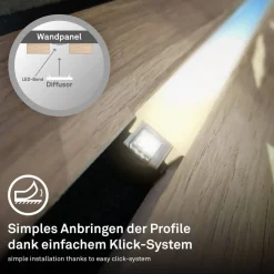Diffusorschiene 'Pimp your Panel' 130 x 2 x 1 cm Rauchoptik (Lamellenabstand 14-15 mm)