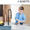 Digitale Spültischarmatur 'Aquadot' mit Smart Control schwarz