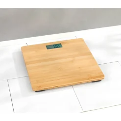 Digitale Personenwaage 'Bambusa' Bambus LCD-Display 30 x 30 cm