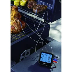 Digitales Grillthermometer Edelstahl 4 Messfühler