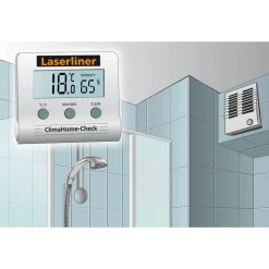 Digitales Hygrometer 'ClimaHome-Check' weiß inklusive Batterie