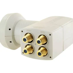 Digitales Quattro LNB 'Sun Protect' hellgrau
