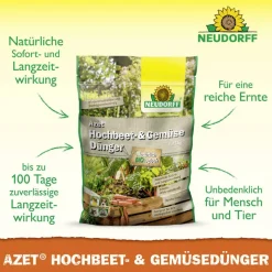 Dünger 'Azet' für Hochbeete und Gemüse