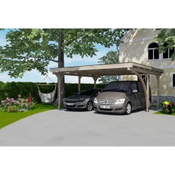 Doppelcarport '616 A' kesseldruckimprägniert 500 x 500 cm