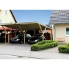 Doppelcarport '612' naturfarben, 594 x 250 x 606 cm