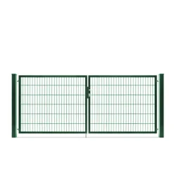 Doppelflügeltor 'Vario Compact' moosgrün 300 x 120 cm