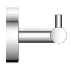 Doppelhaken 'Paris' chromfarben 8,4 cm