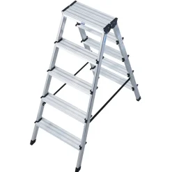 Doppelleiter 'Dopplo' 2 x 5 Stufen