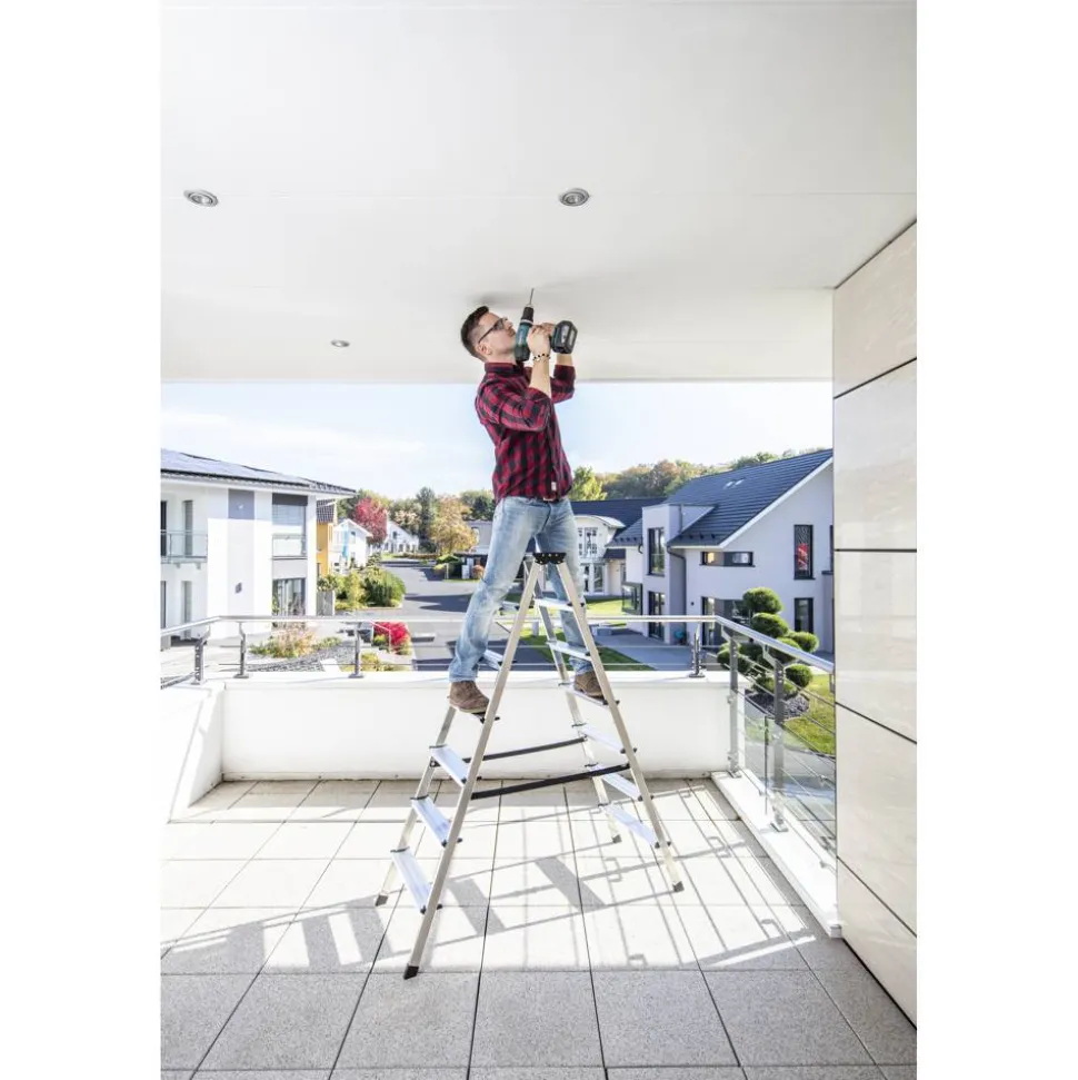 Doppelleiter 'Dopplo' 2 x 7 Stufen