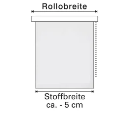 Doppelrolle 'EasyFix' hellgrau 100 x 150 cm