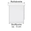 Doppelrolle 'EasyFix' hellgrau 90 x 150 cm