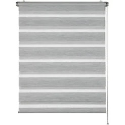 Doppelrollo 'Tilda' anthrazit 45 x 150 cm