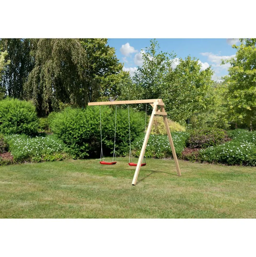 Doppelschaukelanbau 240 cm naturbelassen