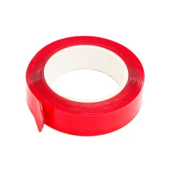 Doppelseitiges Klebeband 'Kleben statt Bohren' rot 19 mm x 1,5 m
