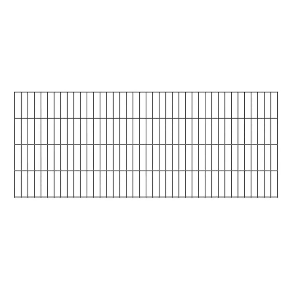 Doppelstabmatte 'Typ 6/5/6' anthrazit 200 x 80 cm