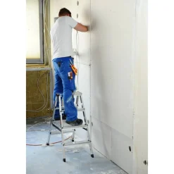 Doppelstufenleiter 'Dopplo' 2 x 4 Stufen 240 cm