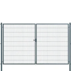 Doppeltor 'Essential' anthrazit 400 x 180 cm, mit Zaunanschluss