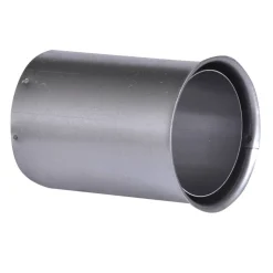 Doppelwandfutter schwarz Ø 80 x 120 mm