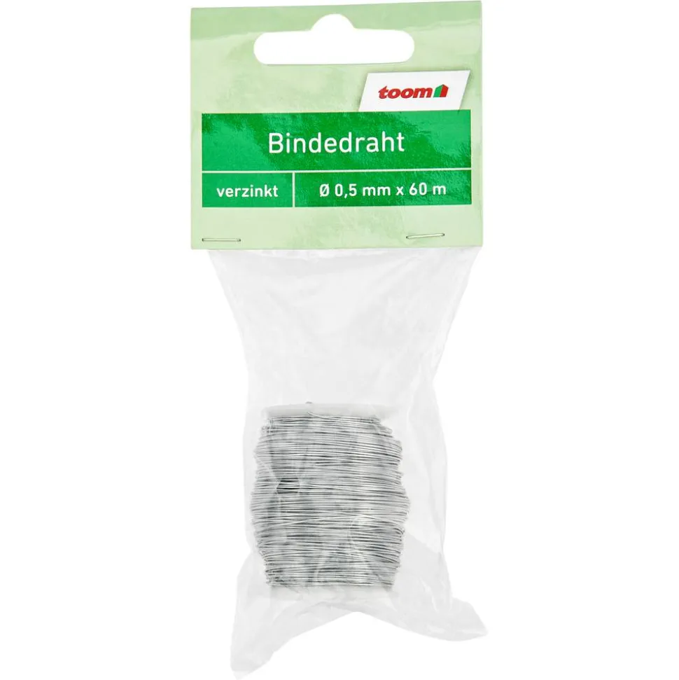 Draht auf Spule silbern Ø 0,5 mm